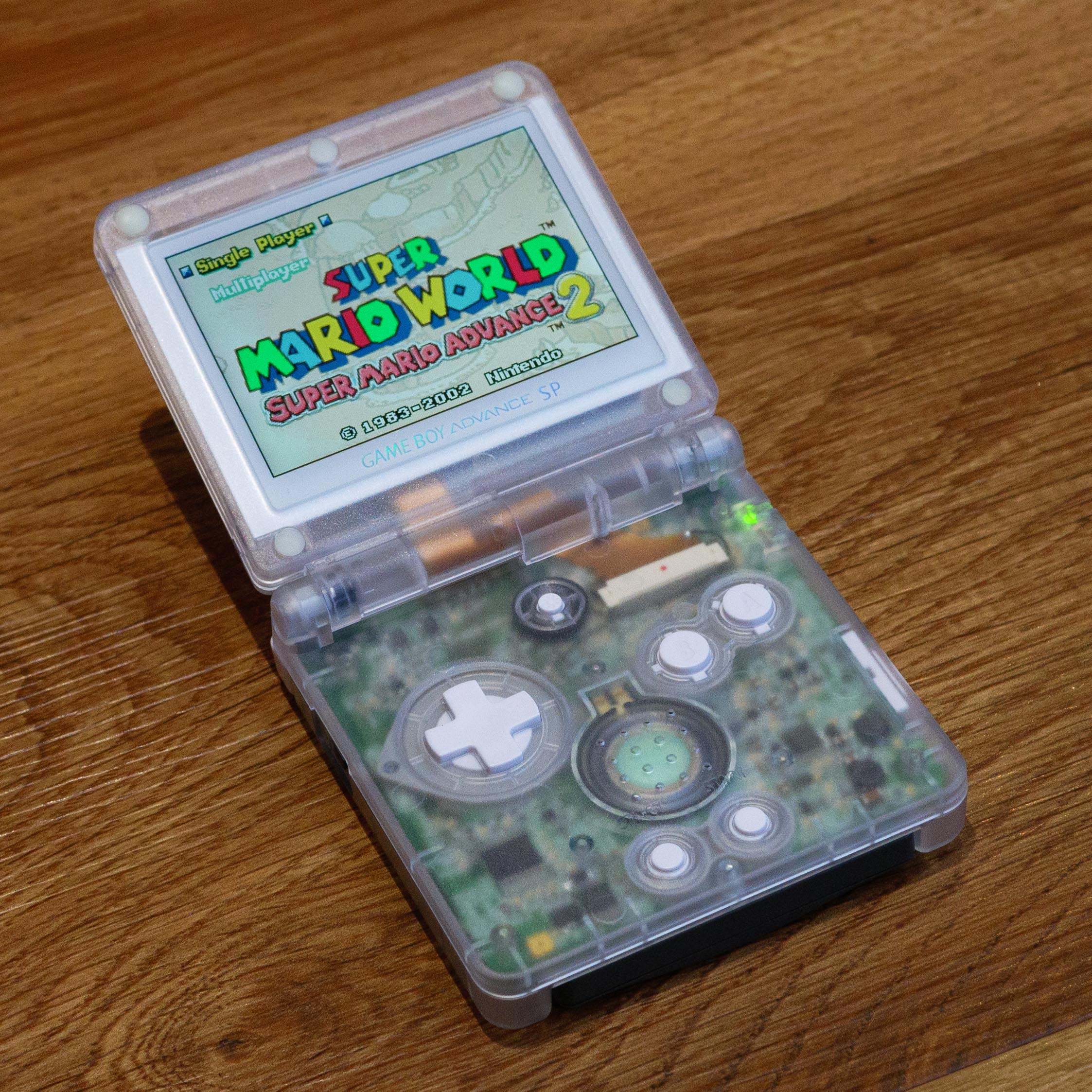 GBA SP Super Famicom Shell IPS Screen（IPS Ready Upgraded 
